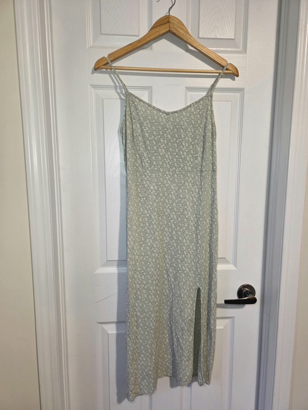 Harlow Green Floral Slip Dress